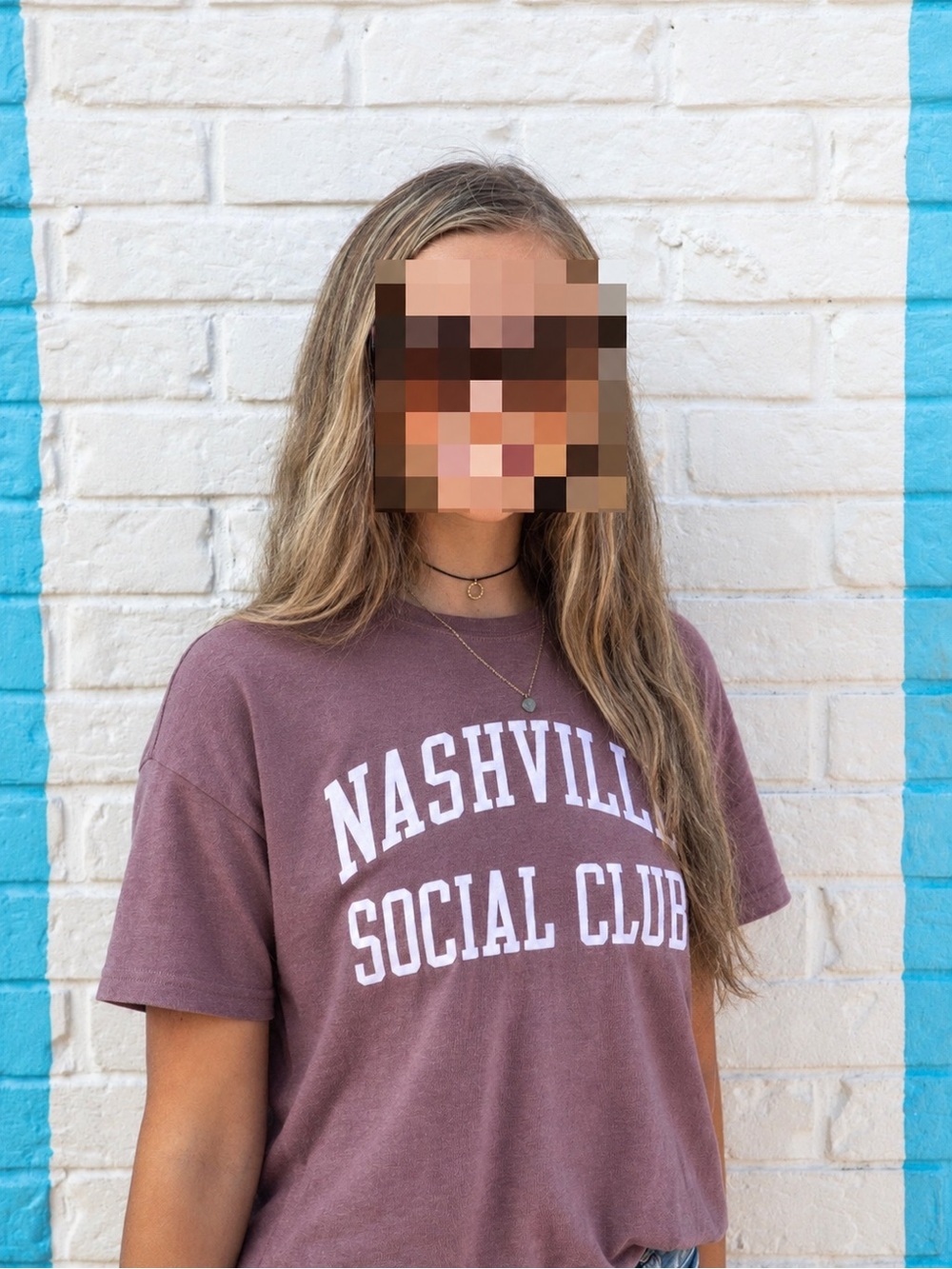 Abercrombie & Fitch Mauve 'Nashville Social Club' Short-Sleeve Tee